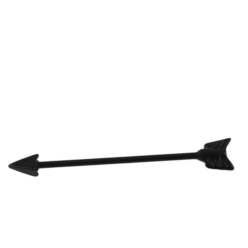Industrial piercing arrow earring black - Picture 4 of 4